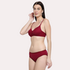 Lightly Padded Bra &amp; Soft Cotton Panty Set (2 pack)