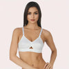 Amou White Cotton Bra 2-Pack – Soft, Breathable &amp; Wireless Comfort
