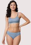 Wire-Free Women&#39;s Sports Bra Panty Set (2 pack)