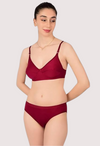 Comfortable Cotton Bra &amp; Panty Set for Women (2 pack)