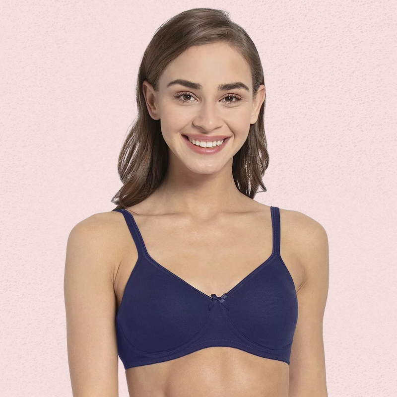 Women’s Cotton All-Day Wear Bra – Non-Wired, 2-Pack