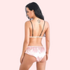 Fashionable Pure Silk Bra Set for Women
