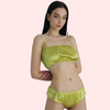 Chic Pure Silk Bra Set for Women