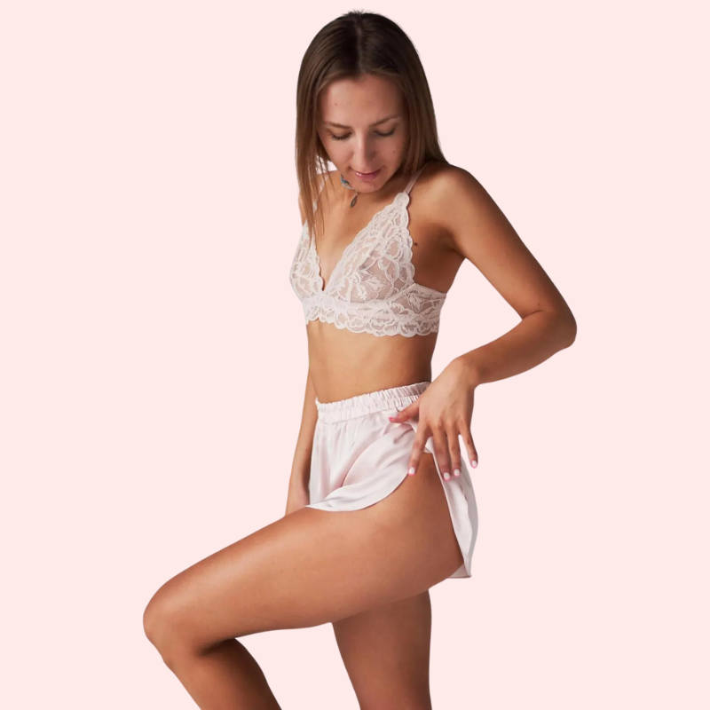 Timeless Pure Silk Bra Set for Women