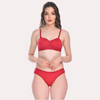 Padded Cotton Bra Panty Set for a Seductive Look (2 pack)