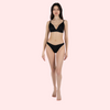 Soft Touch Pure Silk Bra Set for Women